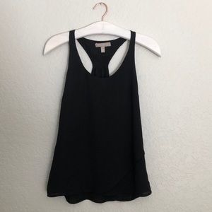 Banana Republic Racerback Black Tank Blouse